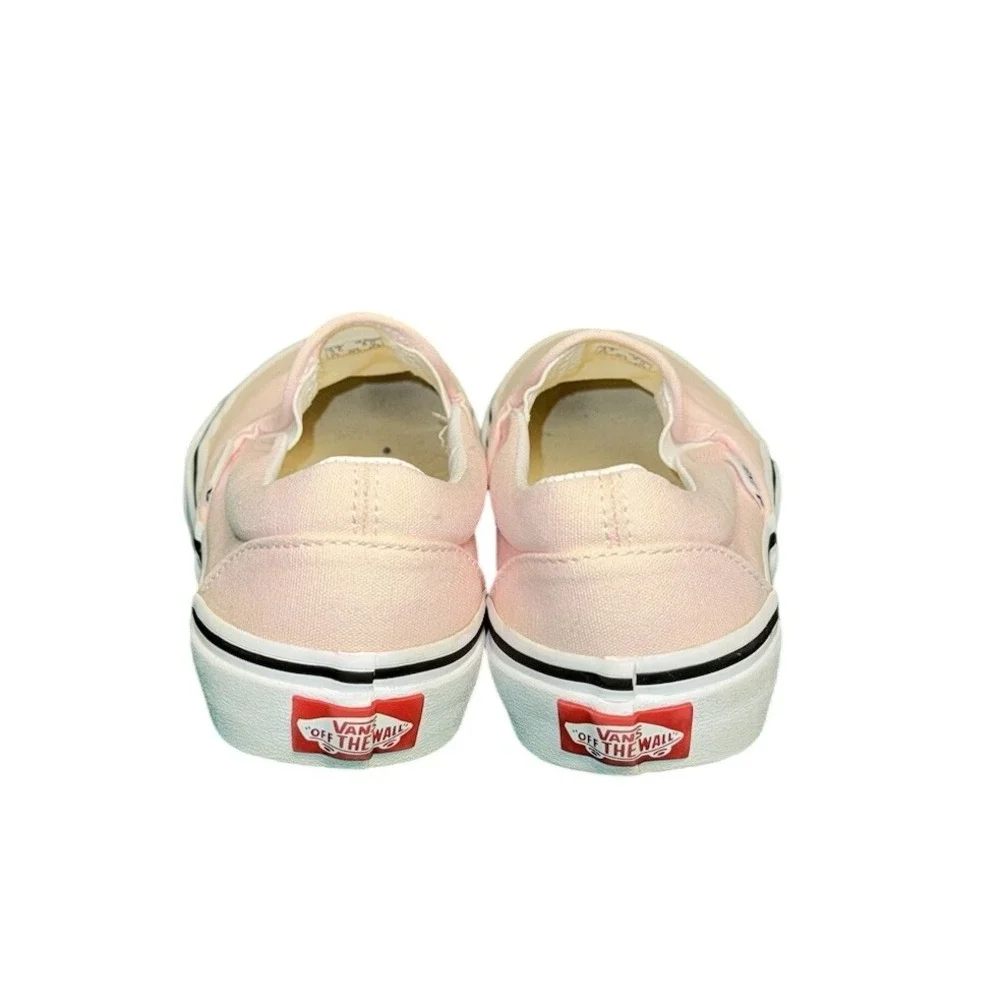 Vans Classic Slip-On Pink Canvas Skate‎ Shoes Mens 3.5 Womens 5.0 Kids 3.5